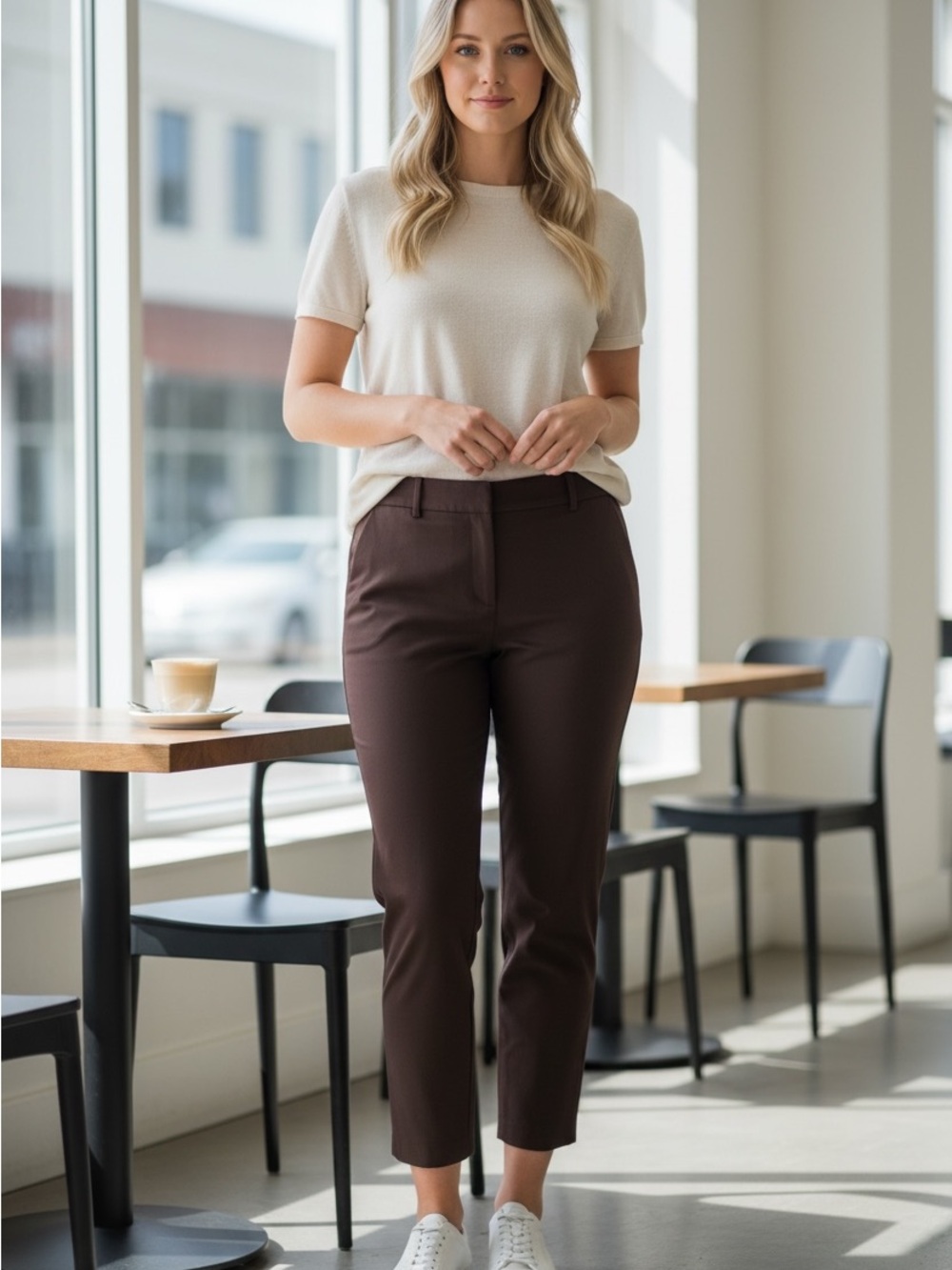 LOFT Women’s Brown Slim Dress Pants